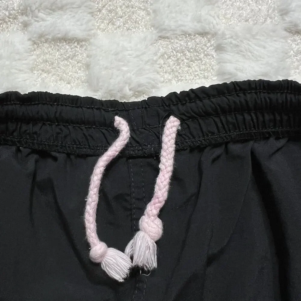 Vintage Balle de Match Mens XL Black Tennis Shorts Have A Yippee Day Made USA